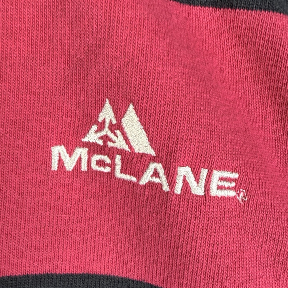 Rugby Wear Barbarian Short Sleeve Polo Shirt Red Black Bred Mens 3XL 90s Vintage - Picture 3 of 10